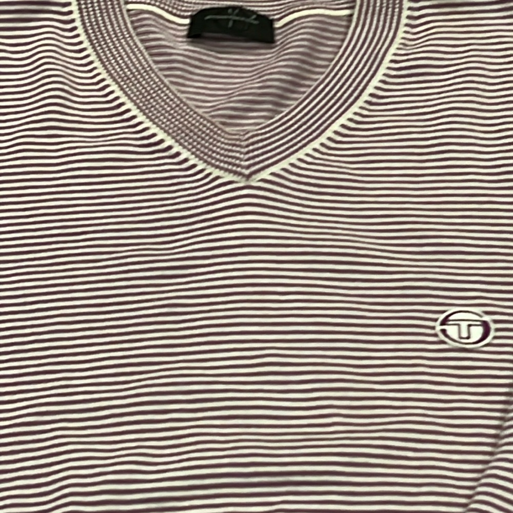 Fantastic sergio tacchini Extra large, cotton sweater, V-neck